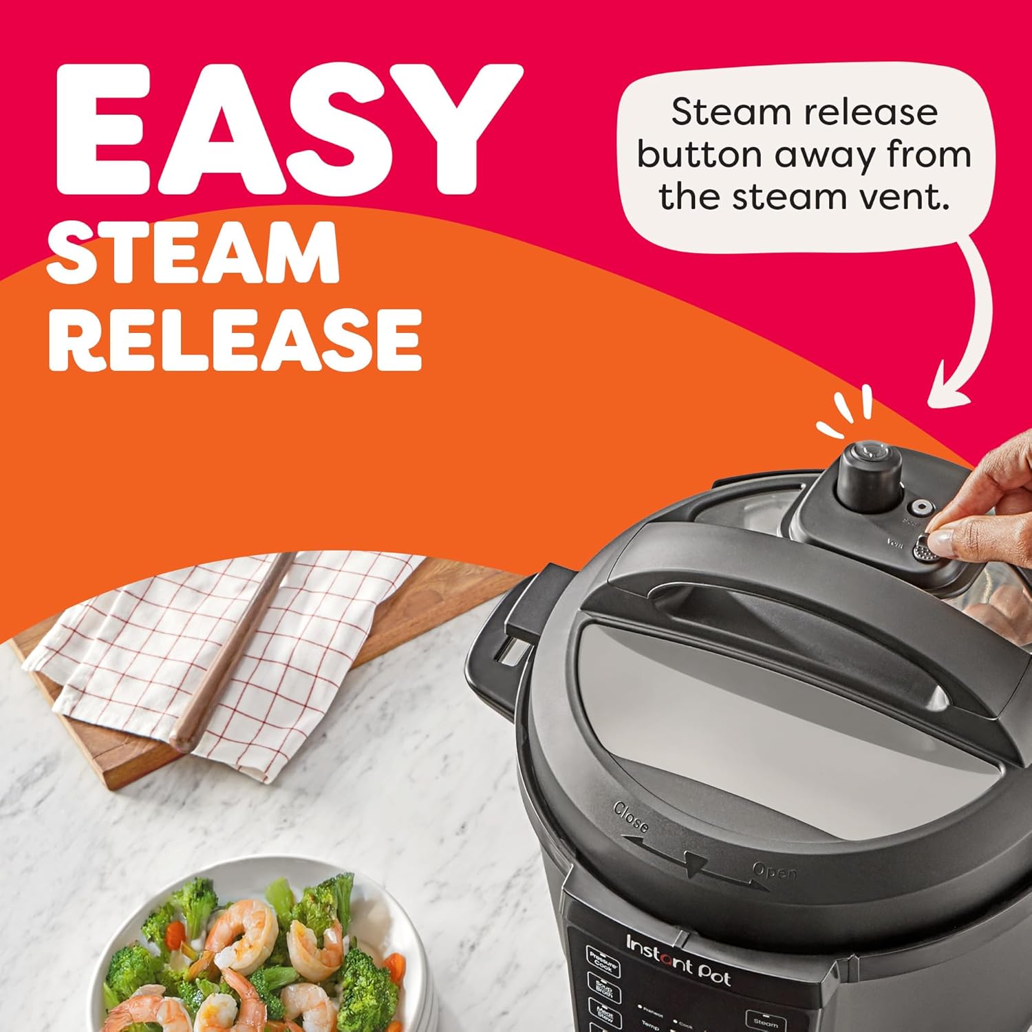 Instant Pot RIO 7-in-1 Multi-Functional Smart Cooker (6 QT/5.7 L