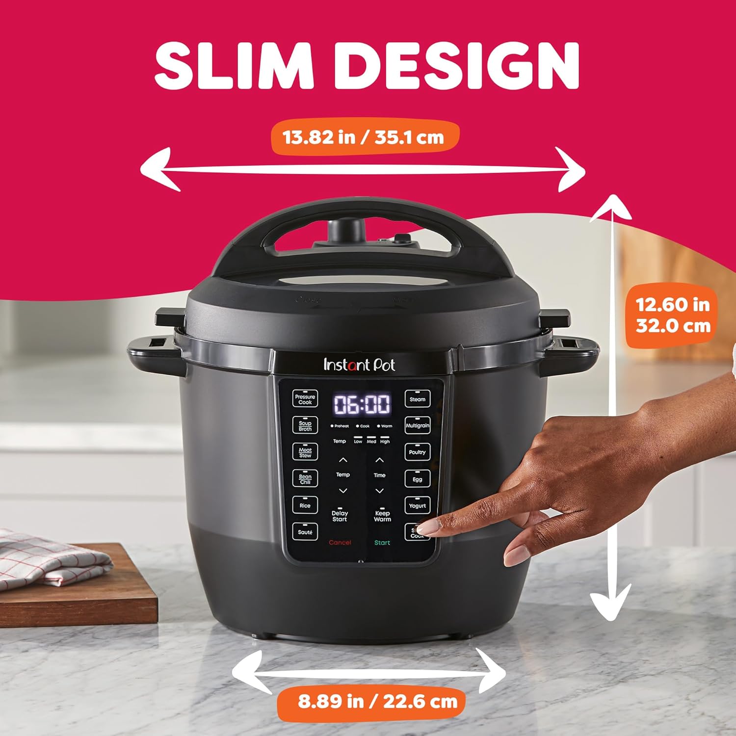 Instant Pot RIO 7-in-1 Multi-Functional Smart Cooker (6 QT/5.7 L